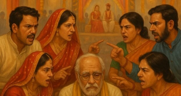 कहानी :”रिश्तों में दरार लाती राजनीति”एक कड़वी दुखद हकीकत