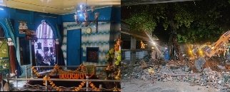 बड़ी खबर :दून अस्पताल में बनी अवैध मजार पर चला धामी सरकार का बुल्डोजर  सीएम पोर्टल पर दर्ज हुई थी शिकायत, प्रशासनिक जांच के बाद हुई देर रात में कार्रवाई