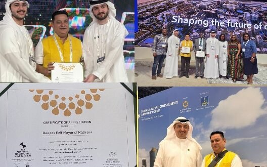 दुबई में काशीपुर के विकास मॉडल और भविष्य की संभावनाओं को साझा किया महापौर दीपक बाली ने, अंतर्राष्ट्रीय मंच पर चमका काशीपुर