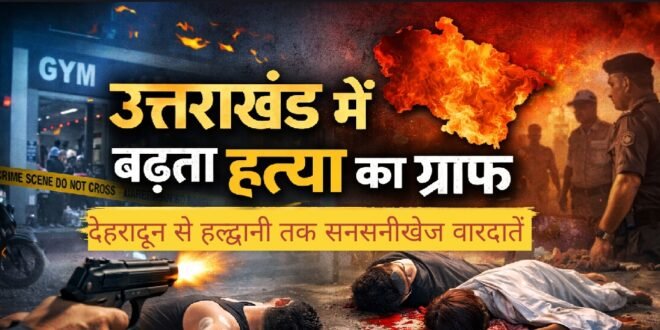 उत्तराखंड में बढ़ती हत्याओं का ग्राफ: देहरादून से हल्द्वानी तक, आज फिर देहरादून में एक युवक की हत्या