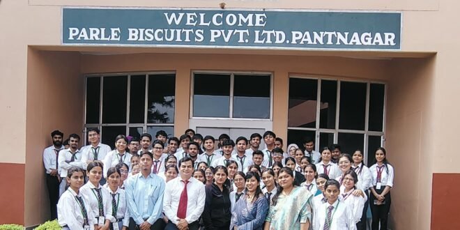 एस.सी. गुड़िया आईएमटी के विद्यार्थियों ने किया पारले बिस्कुट प्लांट का औद्योगिक भ्रमण, उत्पादन प्रक्रिया को नजदीक से समझा
