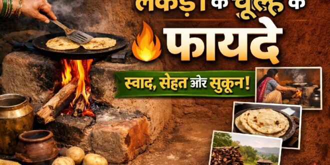 लकड़ी के चूल्हे के फायदे: परंपरा, स्वास्थ्य और पर्यावरण से जुड़ी एक उपयोगी व्यवस्था