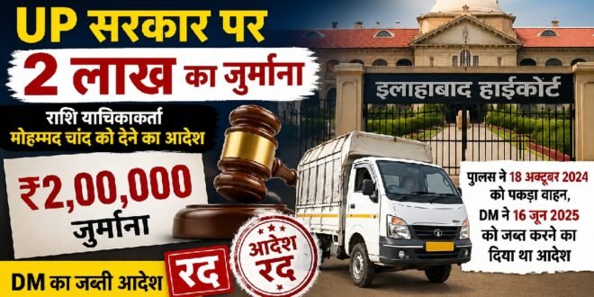 इलाहाबाद हाईकोर्ट सख्त: बागपत गौमांस मामले में योगी सरकार पर 2 लाख का जुर्माना, जब्ती आदेश रद्द