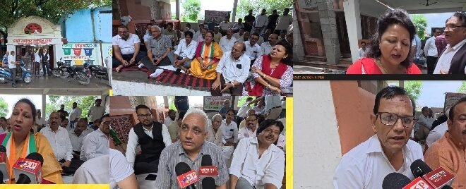 काशीपुर: गिरीताल मंदिर में कांग्रेस का सांकेतिक उपवास, राम मंदिर और चारधाम के चढ़ावे को लेकर भाजपा पर लगाए गंभीर आरोप, देखिए वीडियो