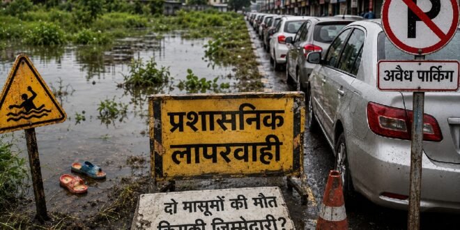 काशीपुर :स्थानीय प्रशासन जनता के प्रति जबाबदेह होता तो दो मासूमों की मौत न होती, सड़कों पर अवैध पार्किंग से भी हो सकता है कोई बड़ा हादसा